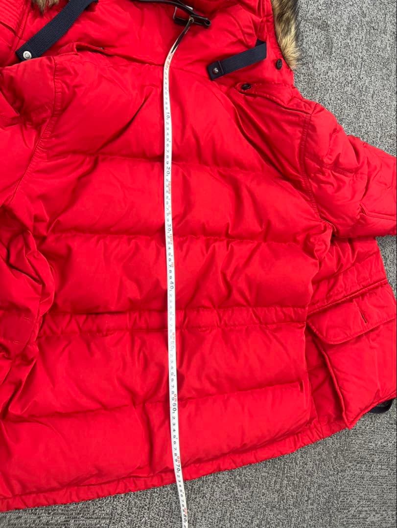 POLO RALPH LAUREN レッド ダウンジャケット フード付き