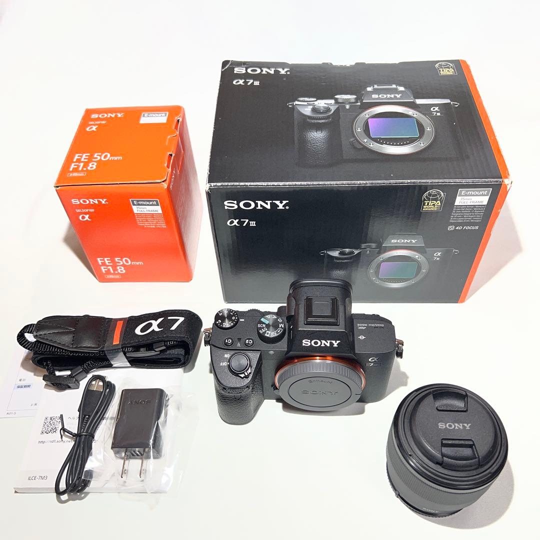 SONY α7 III ミラーレス一眼 + FE 50mm F1.8
