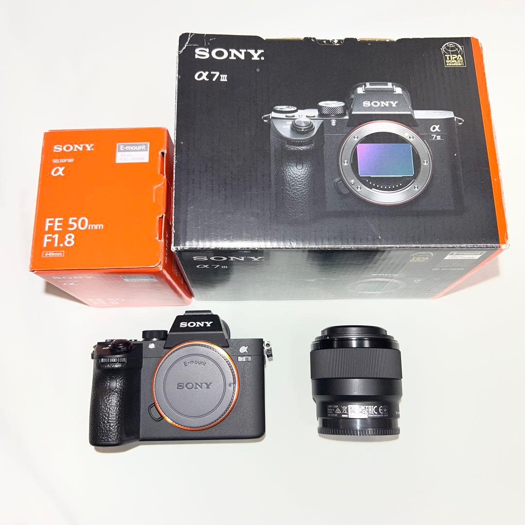 SONY α7 III ミラーレス一眼 + FE 50mm F1.8