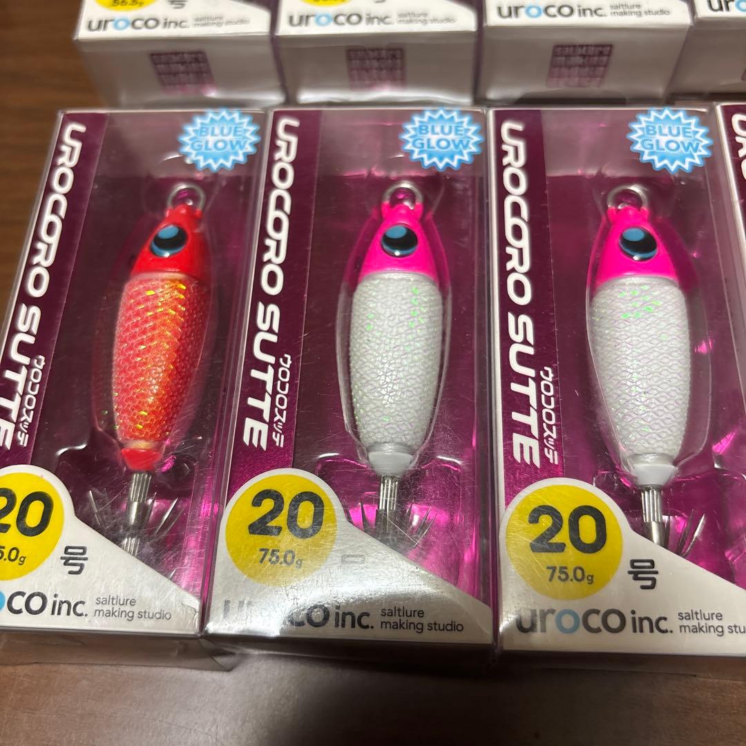 ウロコ ウロコロスッテ 15号5個　20号 5個　10個セット　イカメタル