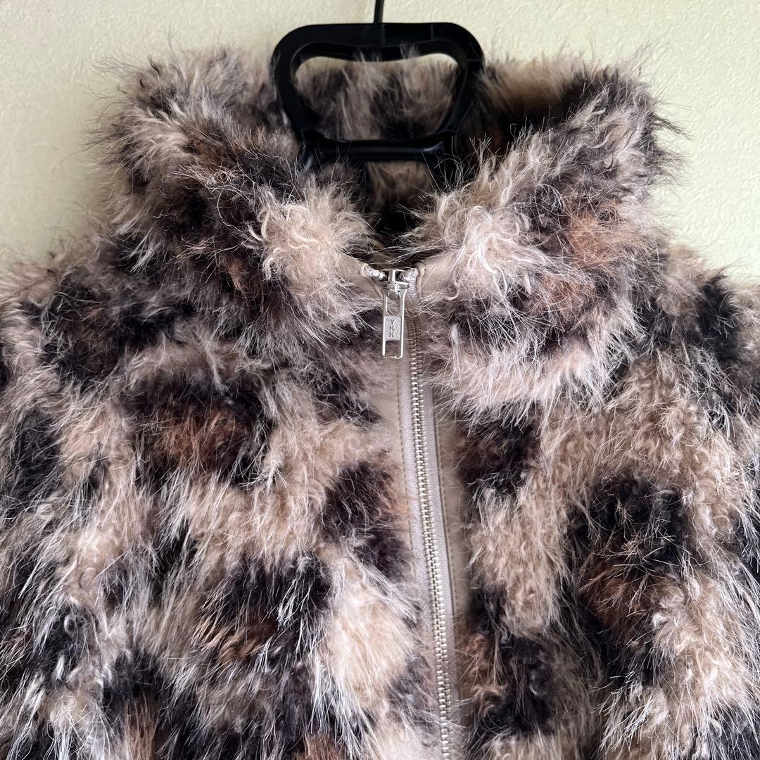 JEANASIS ファーブルゾン　レオパード柄