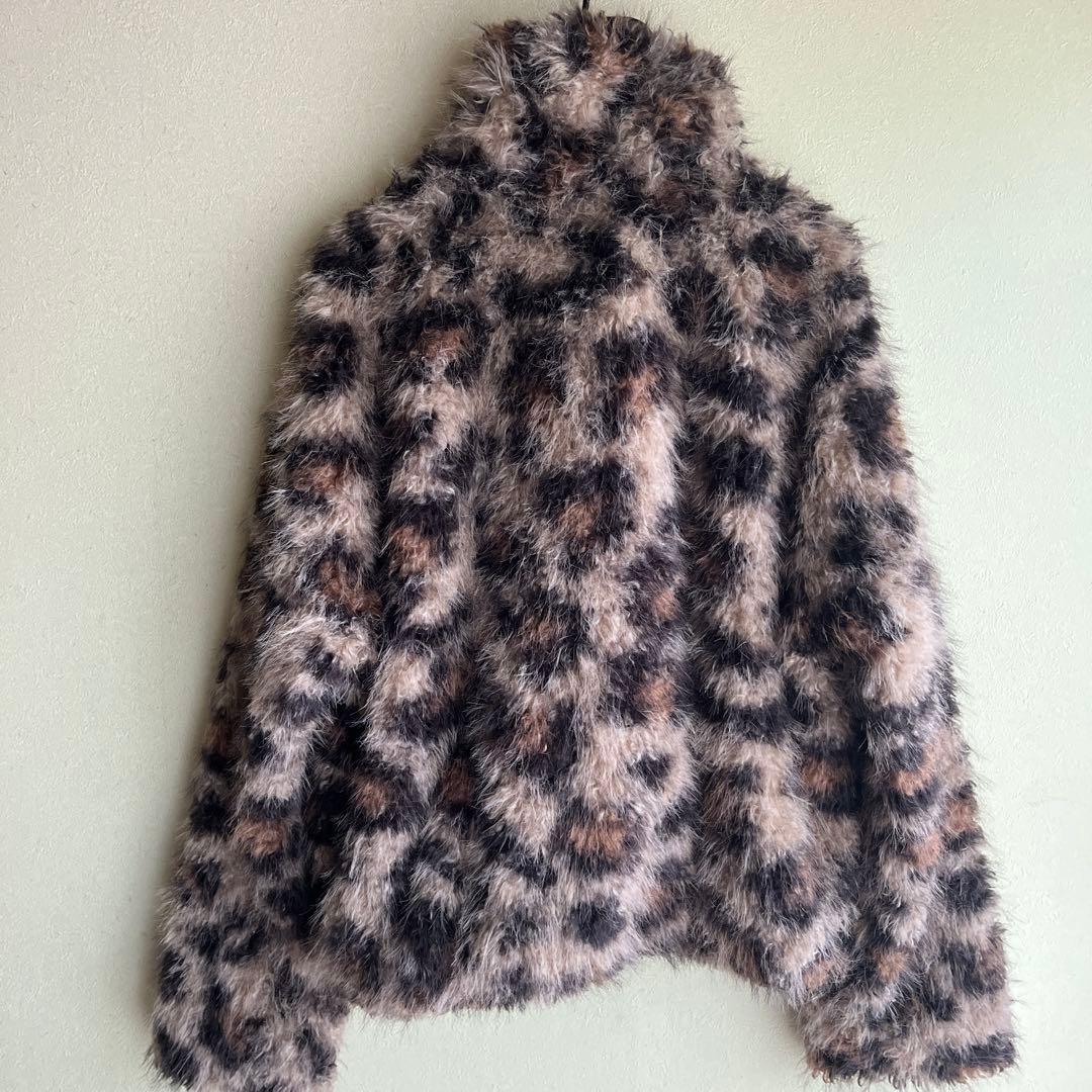 JEANASIS ファーブルゾン　レオパード柄