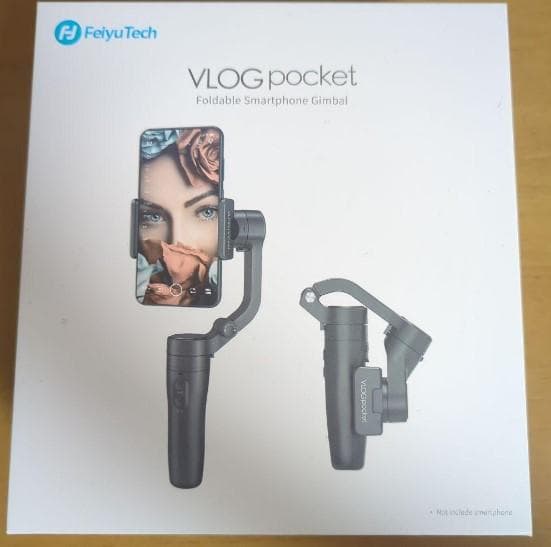 FeiyuTech VLOGpocket スマートフォン ジンバル ピンク B