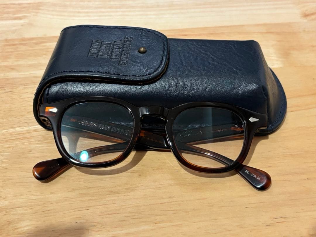 小物 JULIUS TART OPTICAL AR46/24-DEMI AMBER