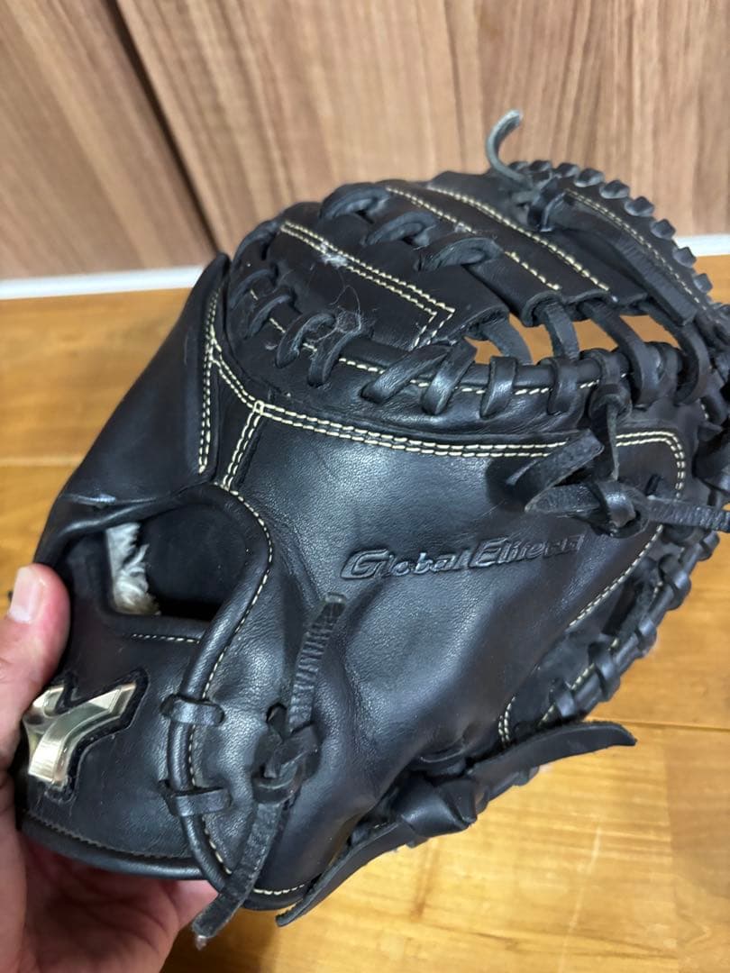 ミズノ 軟式　キャッチャーミット　少年用　SAKEBI 黒　 M-R型