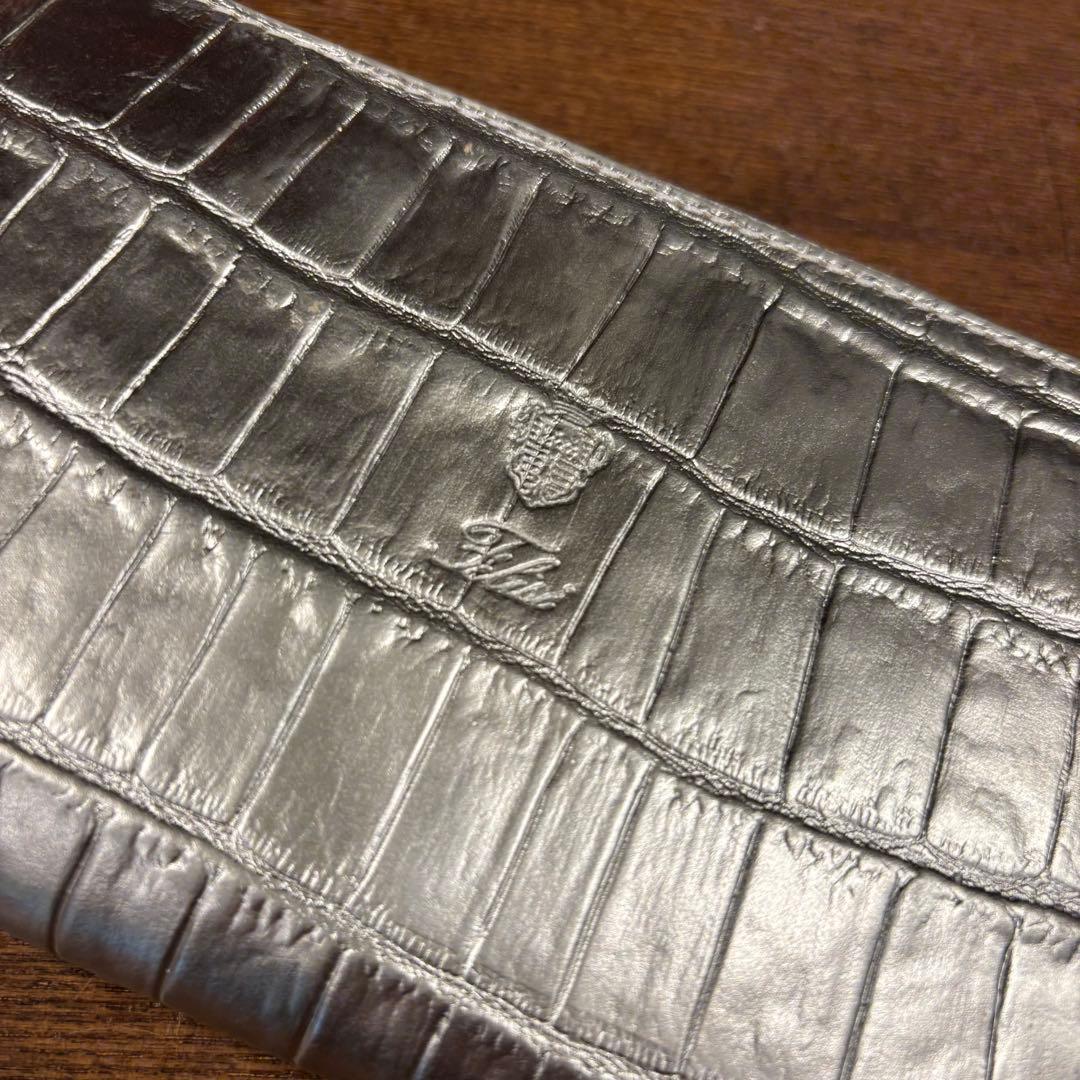 《felisi》新品 silver color 長財布 ウォレット