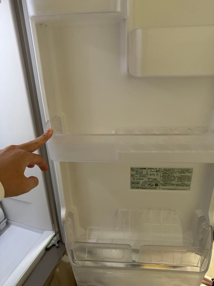 【直接引取限定】日立冷凍冷蔵庫　2019年製　3ドア315L（R-S32JV）