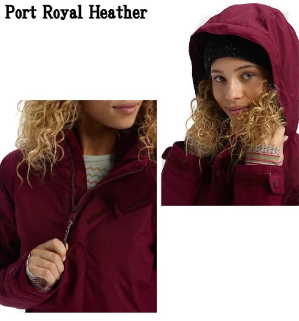 BURTON バートン　バーガンディ フード付きジャケット