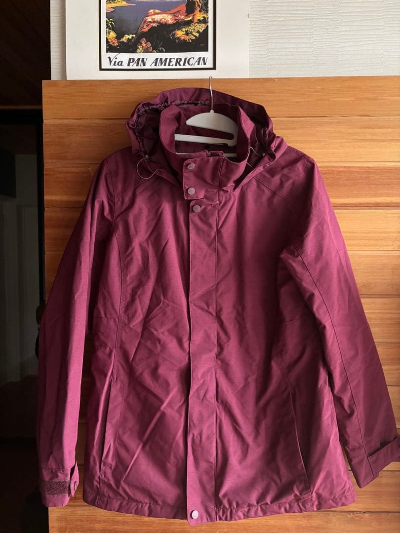 BURTON バートン　バーガンディ フード付きジャケット