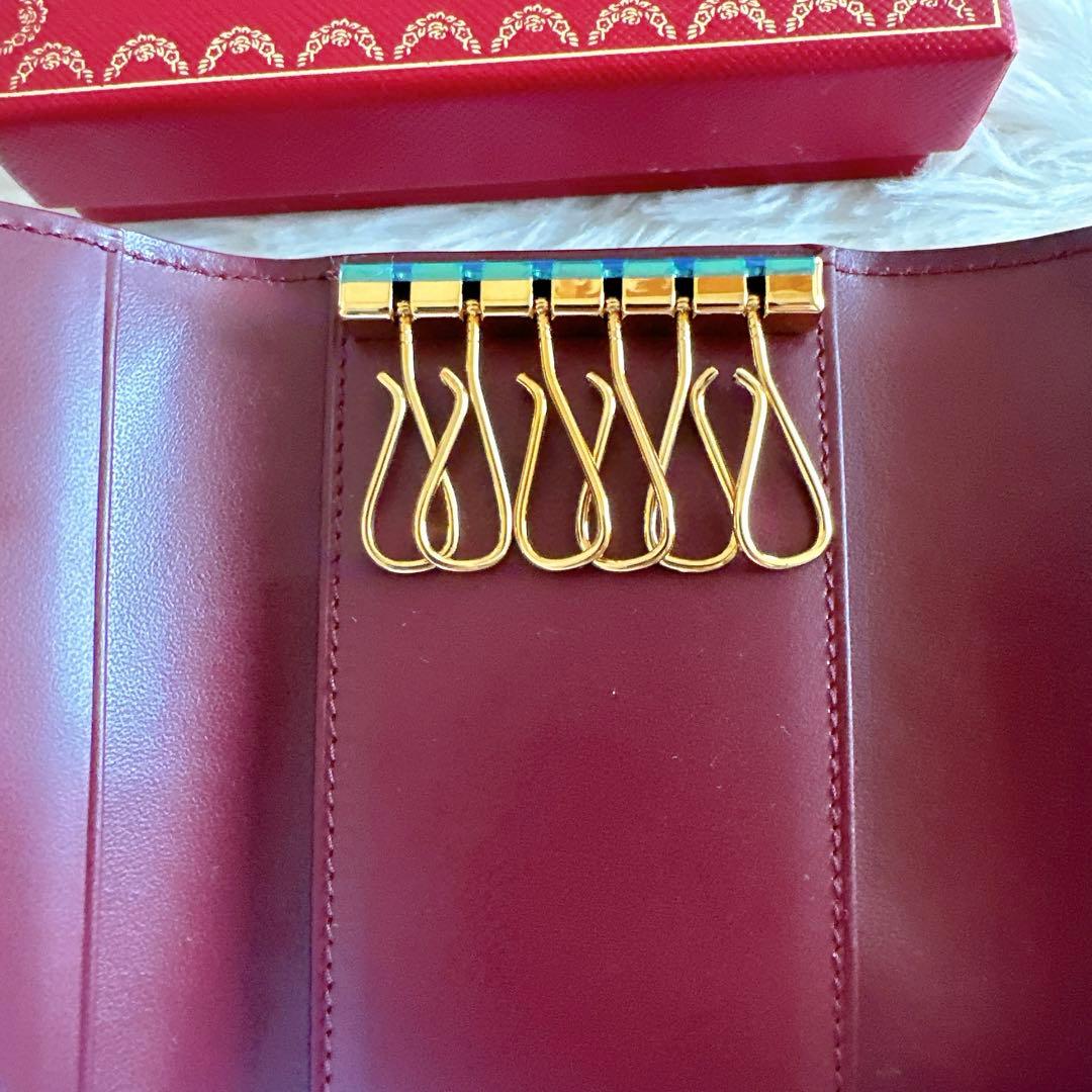 未使用 カルティエ マストライン レザー 6連キーケース