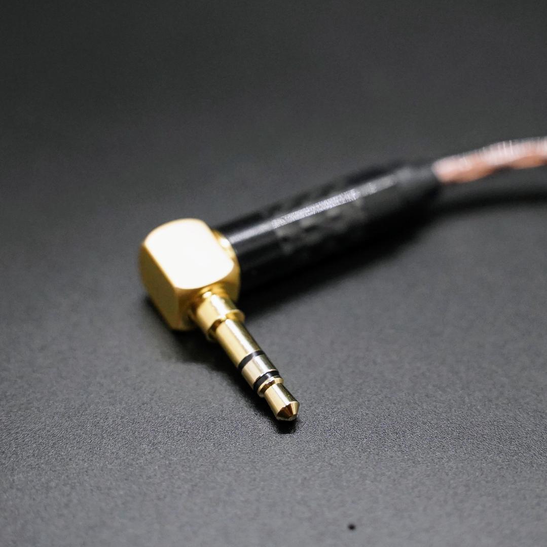 【超高評価】DIYソニー キンバーケーブル最高仕様 IE900/3.5mm L字