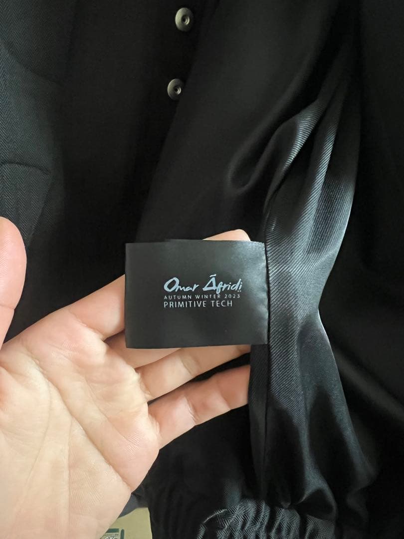 ジャケット・アウター Omar Afridi 23aw BLACK TECH DRIZZLER 44