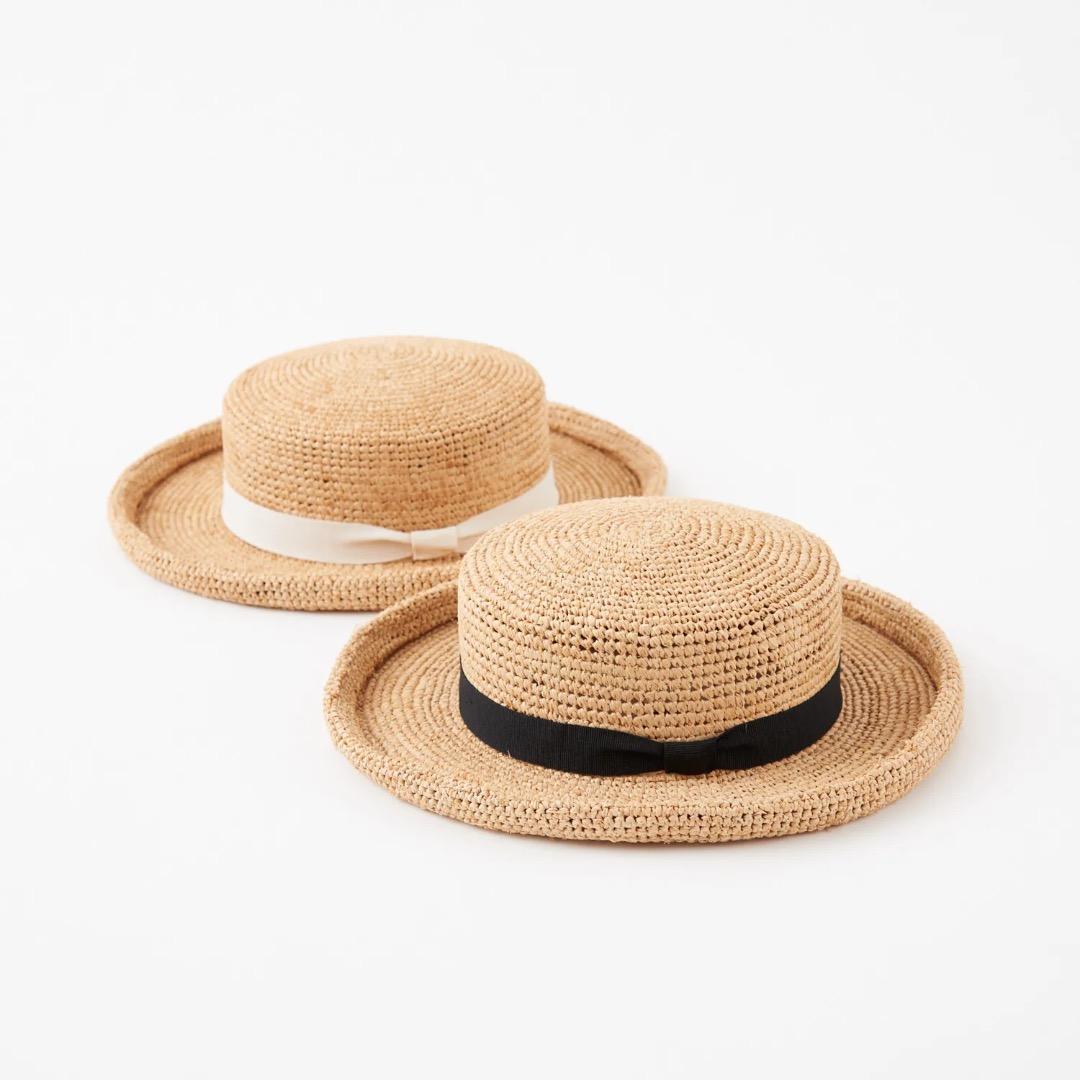 【新品未使用】maison de soil ラフィアハット
