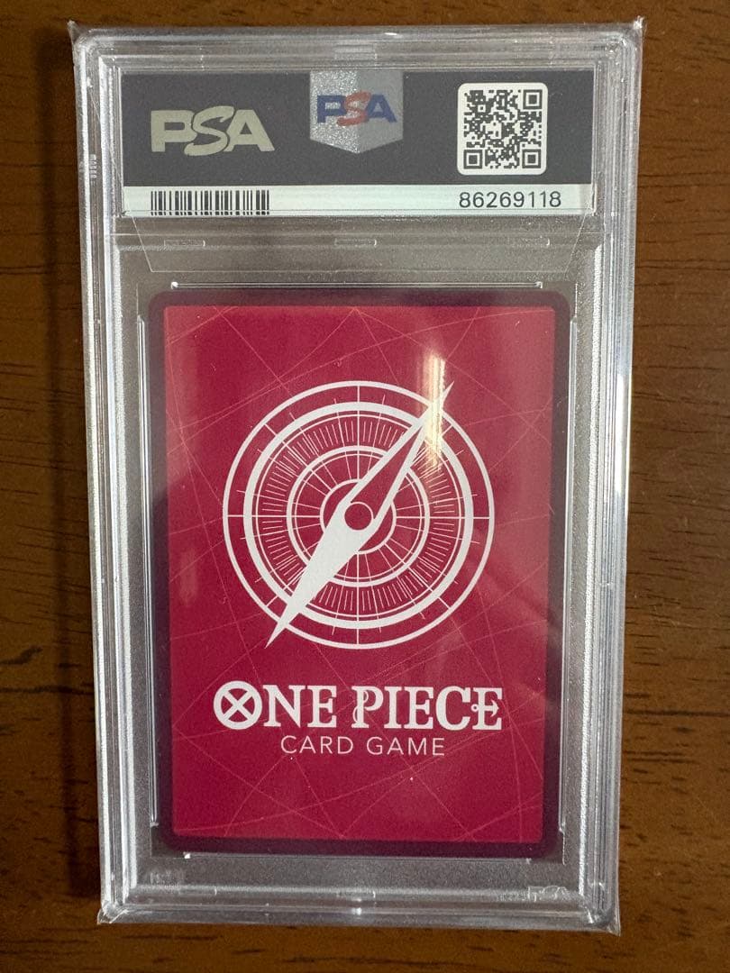 PSA10モンキー・D・ルフィ L リーダーパラレルOP01-003