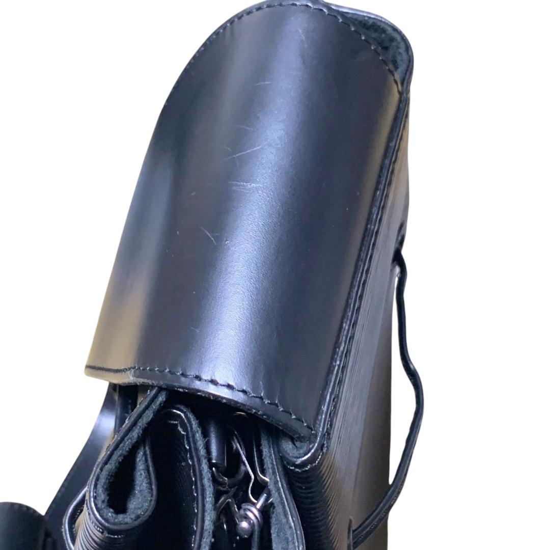 LOUIS VUITTON エピ サックアド ノワール ポーチ付 M80153