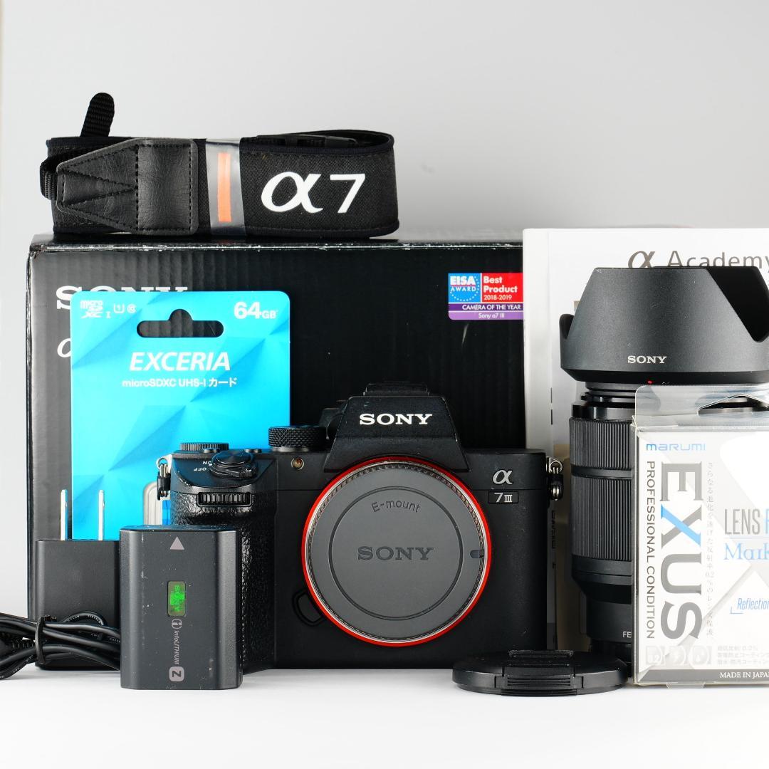 【完全セット】α7III美品！18,325回/20万 すぐ撮影可能