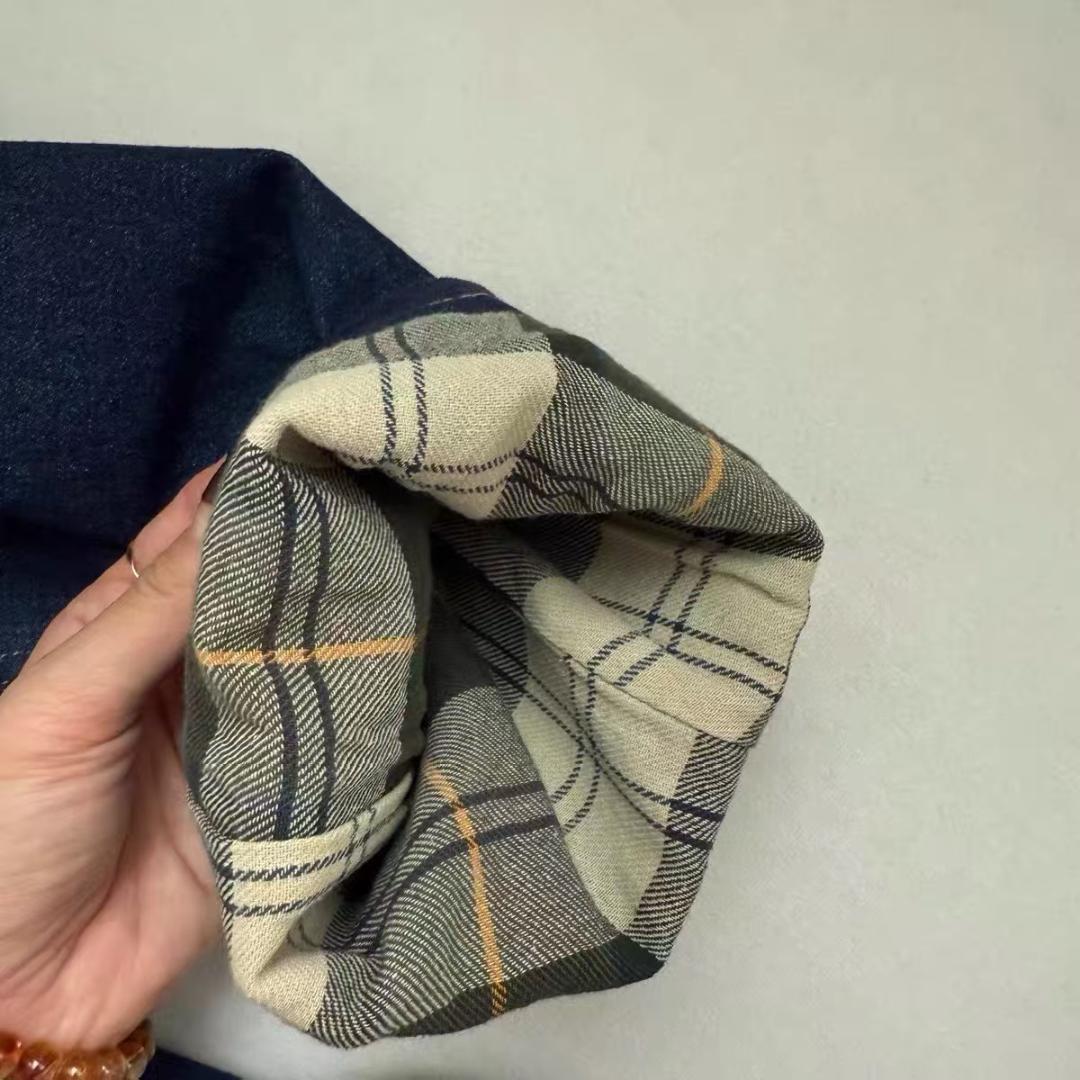 Barbour × Levi's ネイビー デニム カバーオール Sサイズ