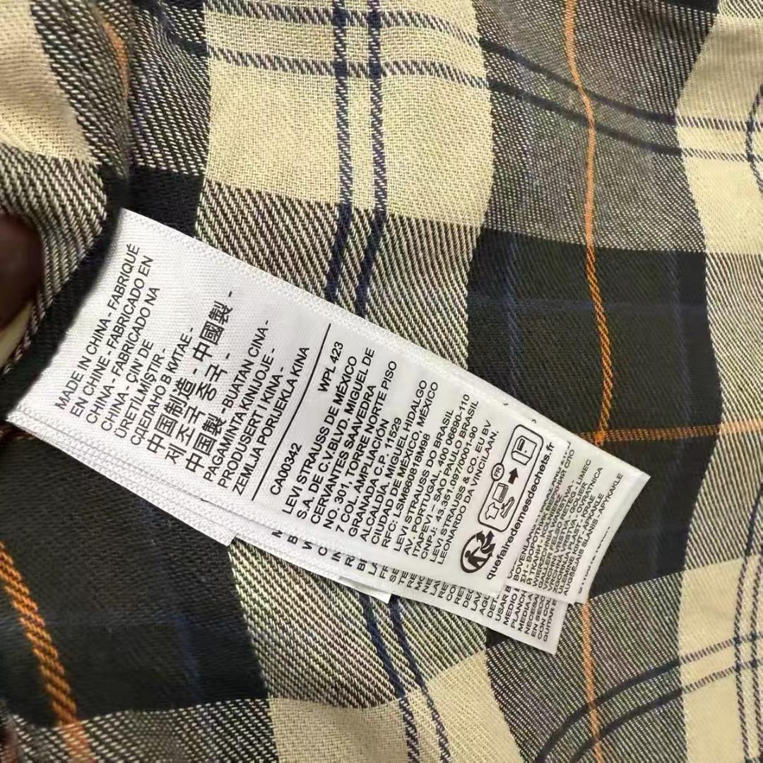 Barbour × Levi's ネイビー デニム カバーオール Sサイズ