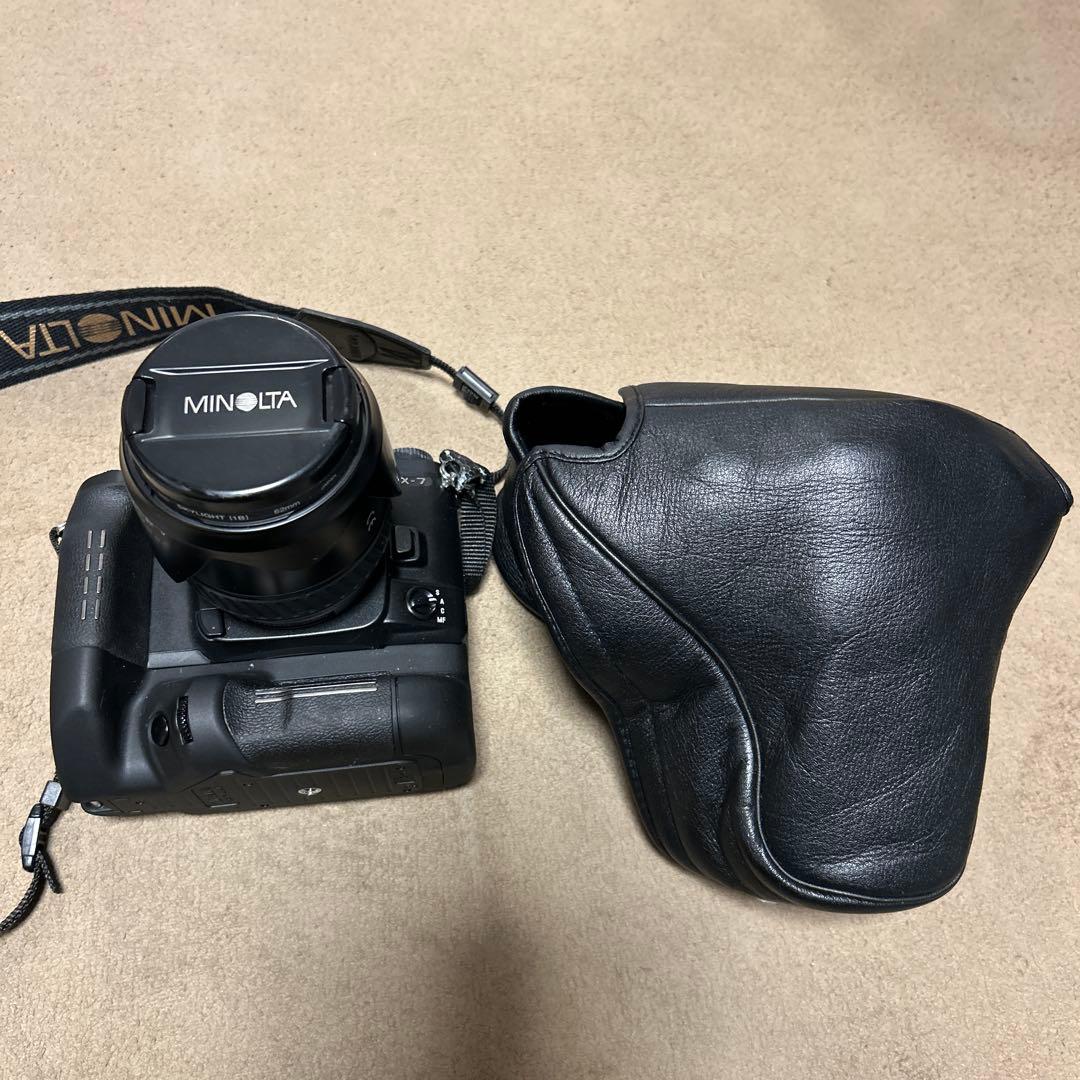 MINOLTA α-7 一眼レフカメラ レザーケース付き