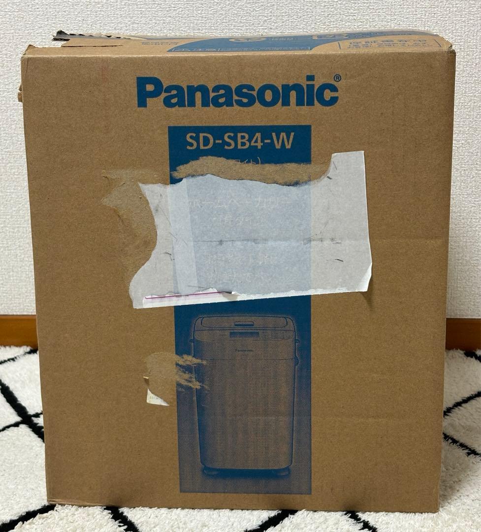 未使用 Panasonic パナソニック ホームベーカリー SD-SB4-W