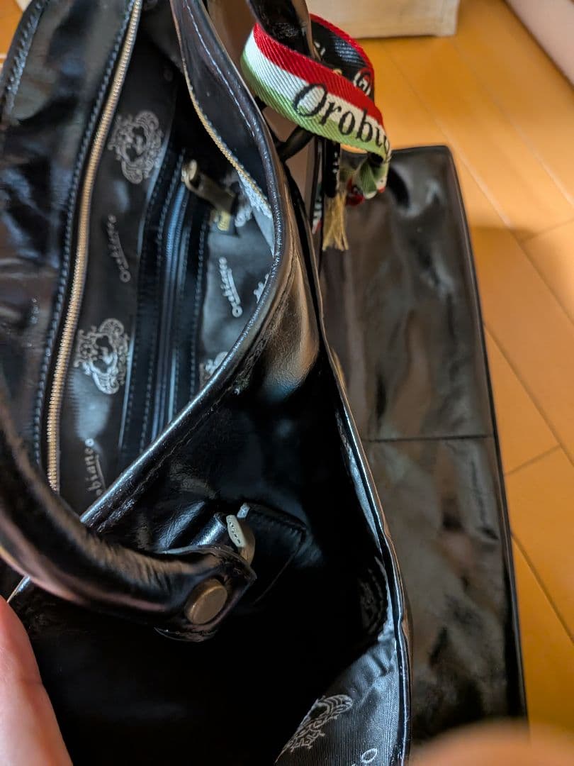 Orobianco　オロビアンコ　2way　バッグ　ブラック