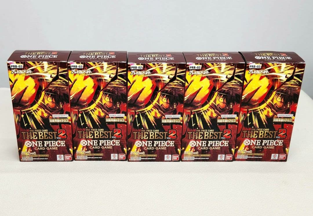 【新品未開封】ONE PIECE CARD THE BEST vol.2_5個
