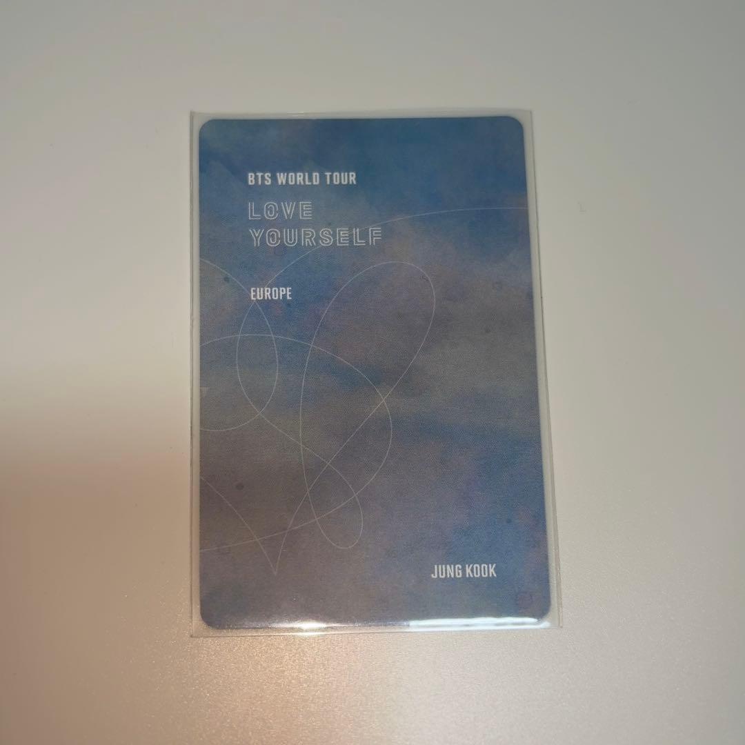 BTS LYS EUROPE JUNGKOOK ジョングク グク トレカ