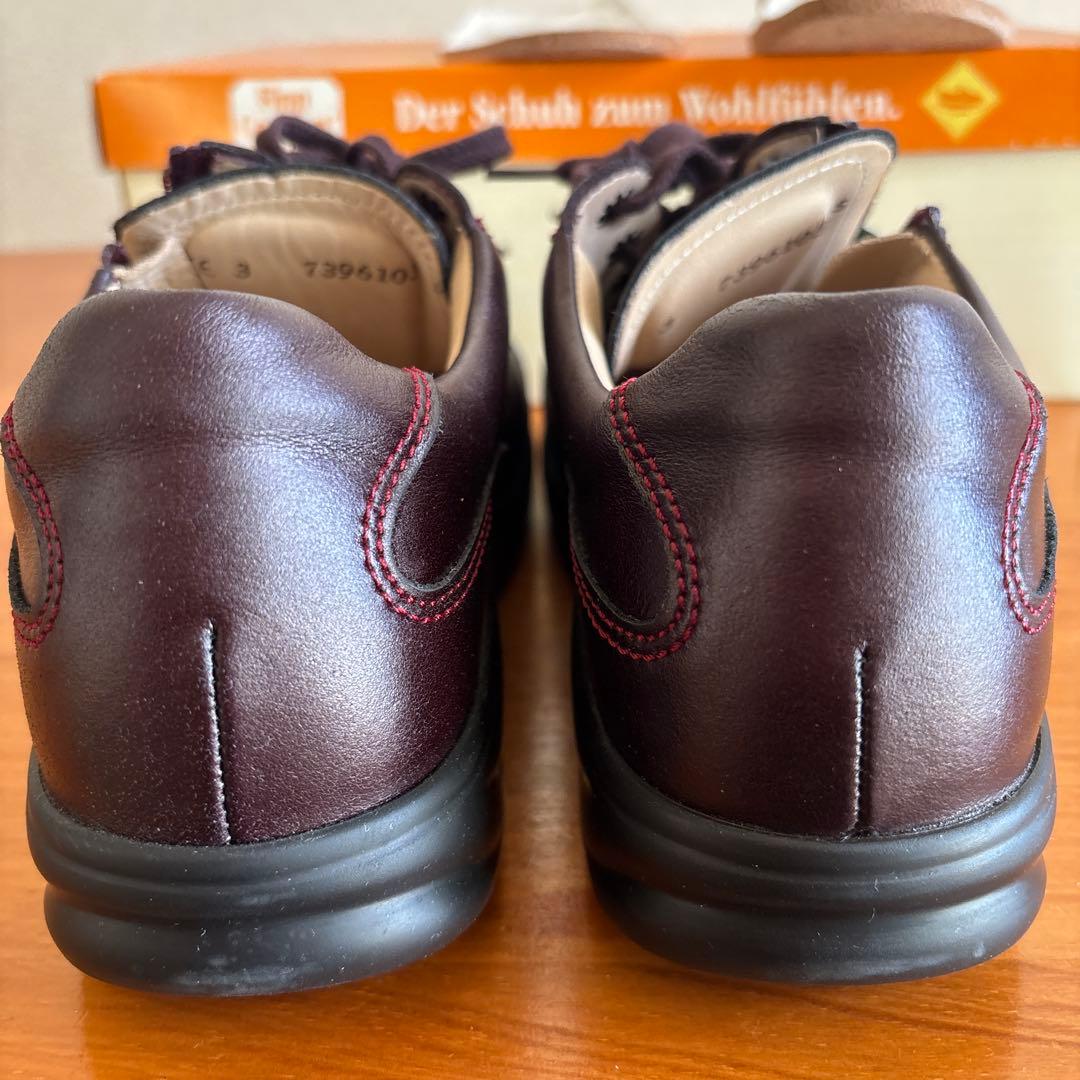 新品.未使用　フィンコンフォート　本革　OTARU 22、7 インソール付き