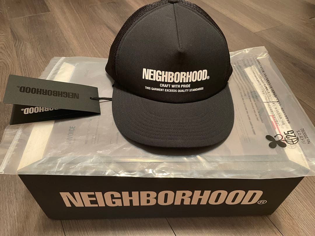 NEIGHBORHOOD ブラック　キャップ　ネイバーフッド