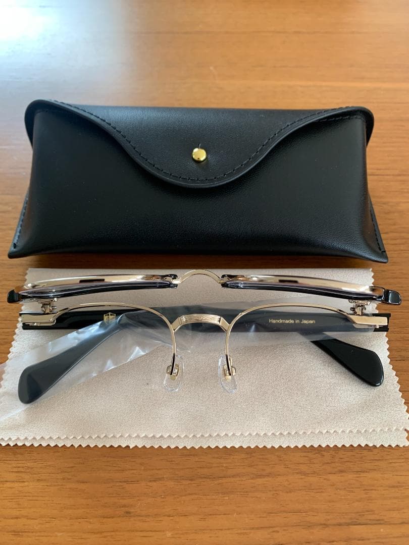 【新品】FOREMOST サングラス フリップアップ ブラックxゴールド 鯖江