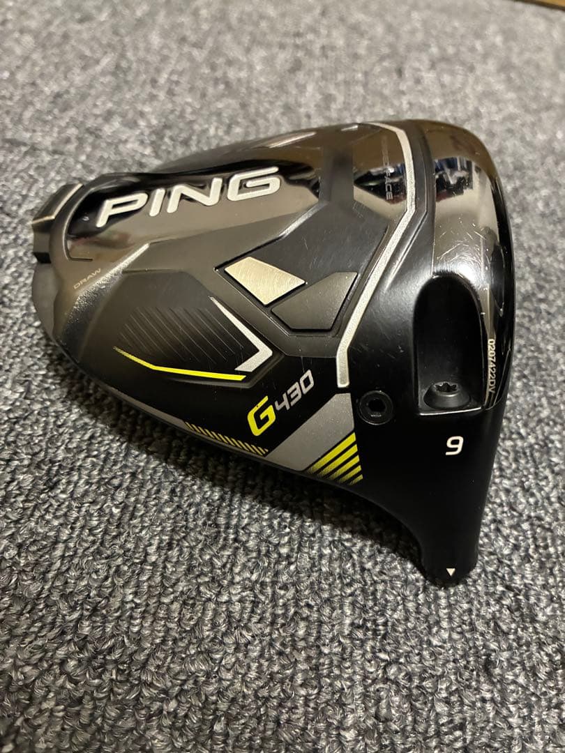 PING G430 MAX ドライバー 9° ヘッドのみ