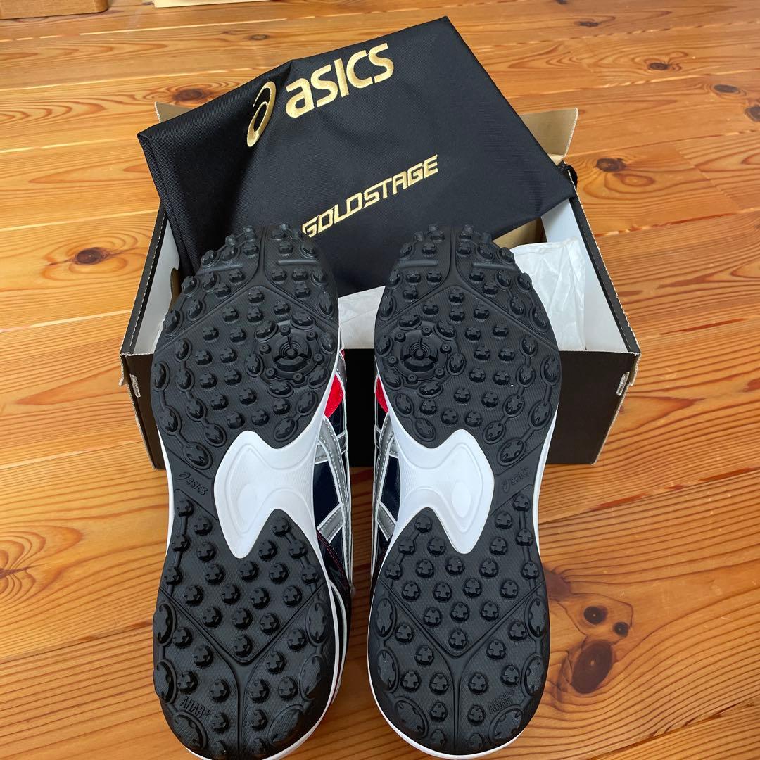 asics 野球トレーニングシューズ オーダー　黒/赤/白