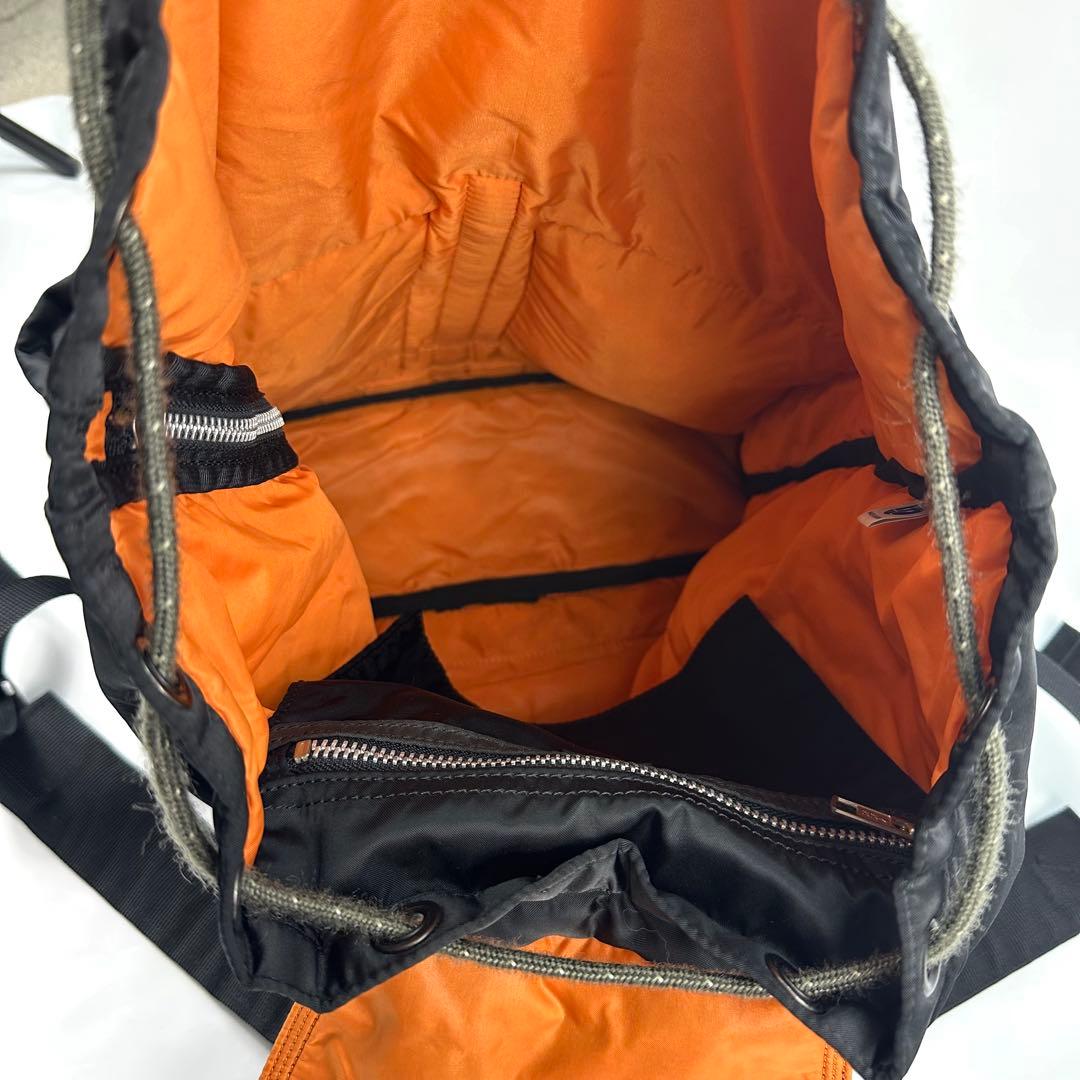 【美品】 PORTER ポーター タンカー リュック バックパック 黒 大容量