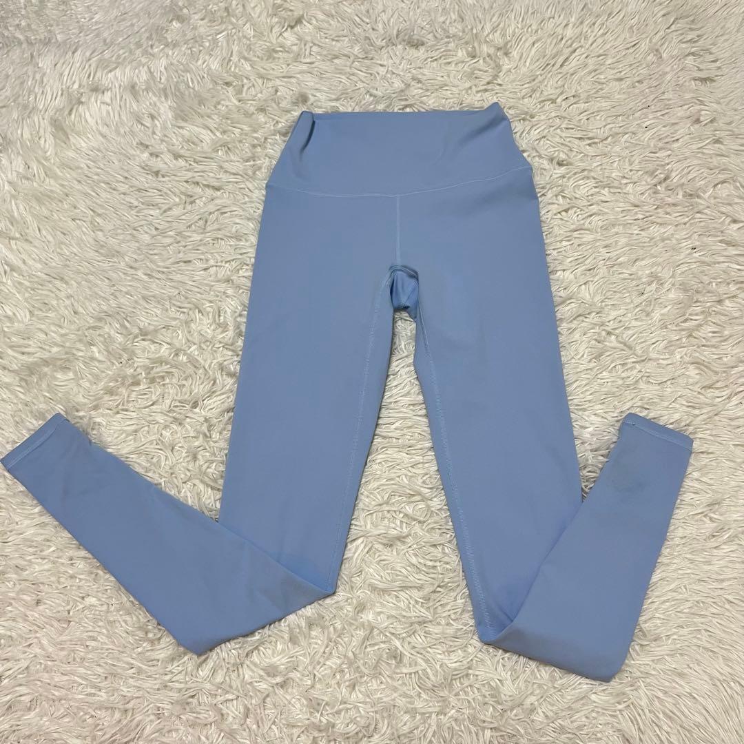 美品 スカーラ sukala ヨガ スパッツ レギンス 青 クール セットアップ