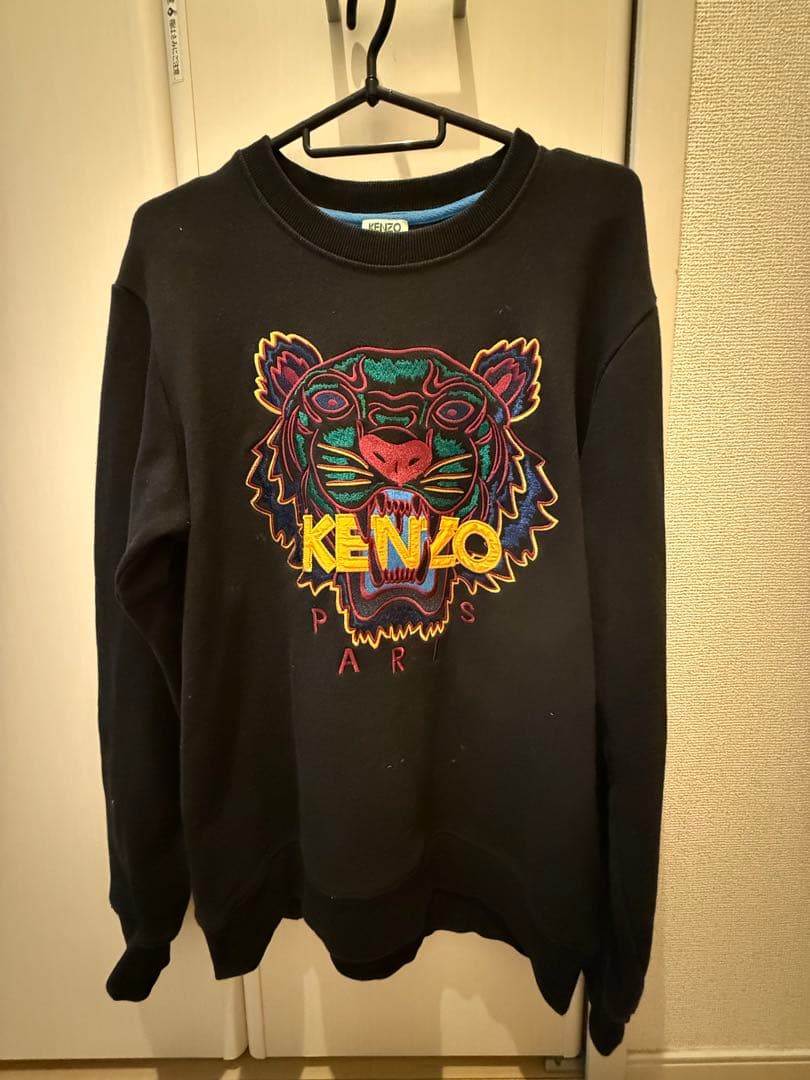 g*3様 KENZO タイガー 刺繍 スウェット 黒 L 正規品 本物