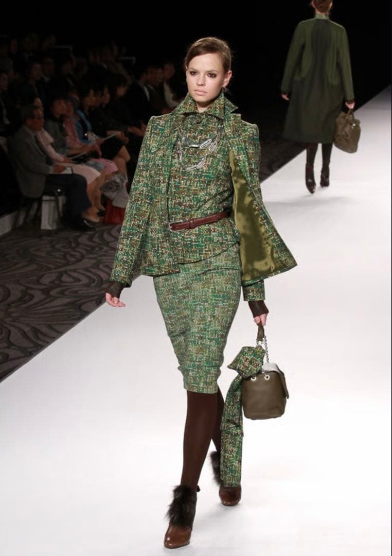 u*3様 【極美品】TAE ASHIDA エトロ生地ツィード柄プリントジャケット