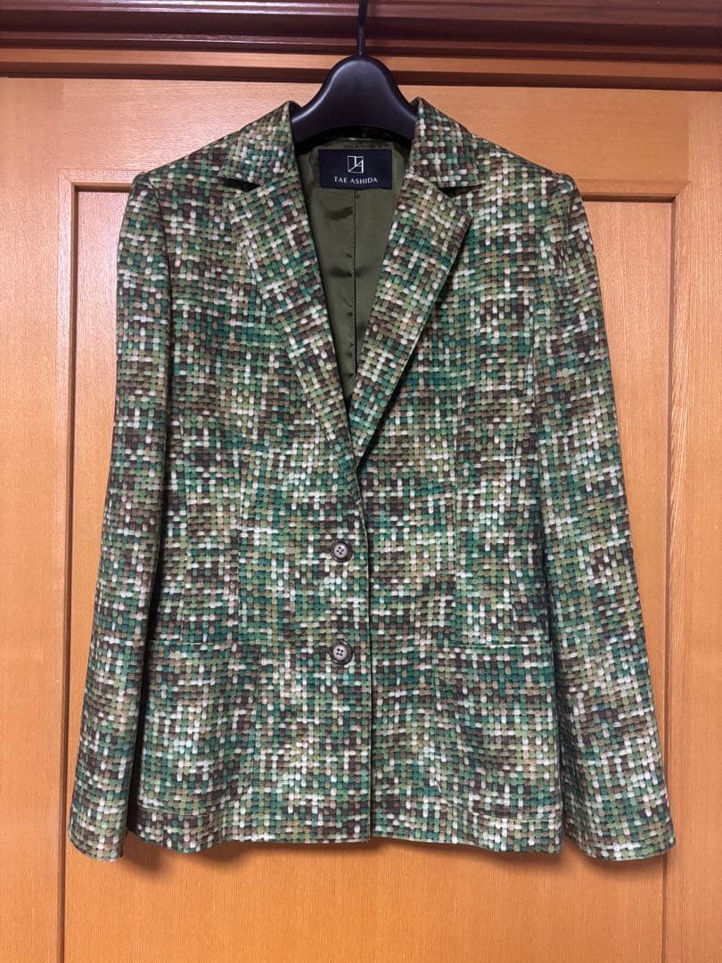 u*3様 【極美品】TAE ASHIDA エトロ生地ツィード柄プリントジャケット