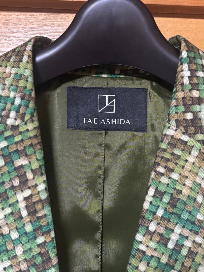 u*3様 【極美品】TAE ASHIDA エトロ生地ツィード柄プリントジャケット