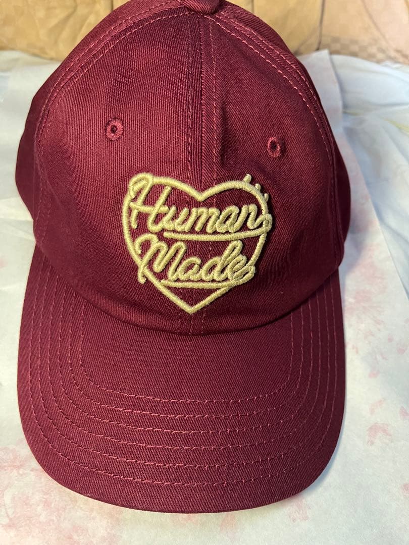 Human made cap burgundy キャップ
