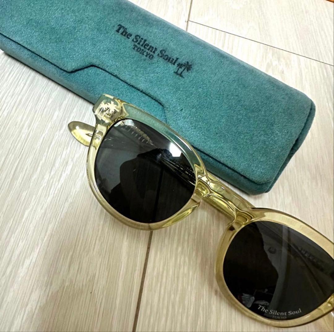 The Silent Soul サングラス クリアゴールド