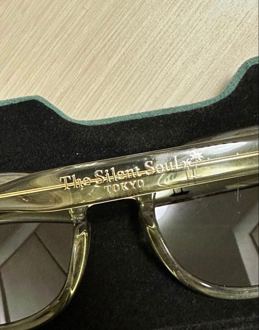 The Silent Soul サングラス クリアゴールド