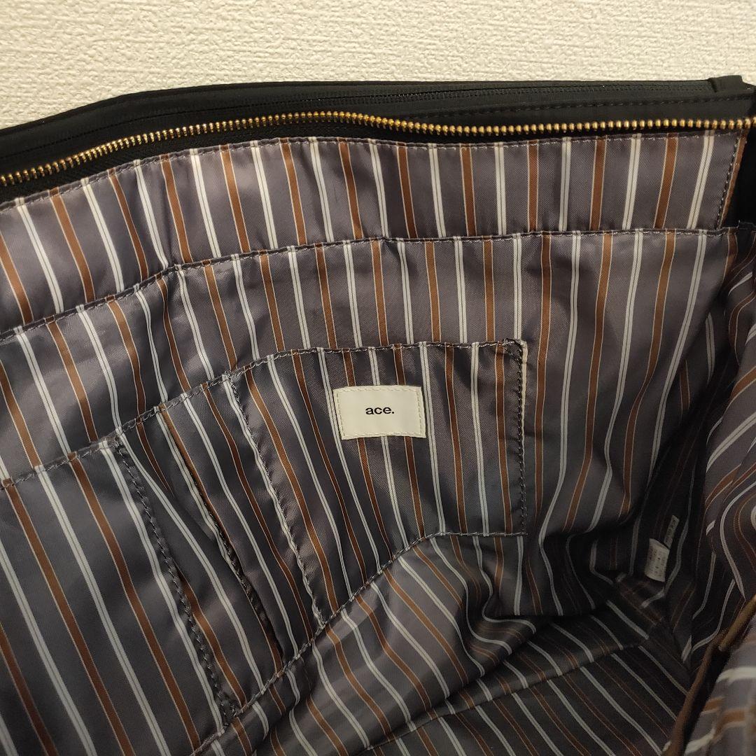 エースジーン　リモフィス　ビジネストート　トートバッグ　ブラック　通勤　出張