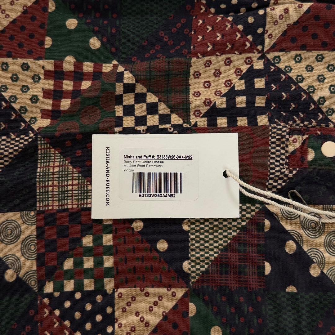 Misha & Puff パッチワーク　ロンパース　9-12M