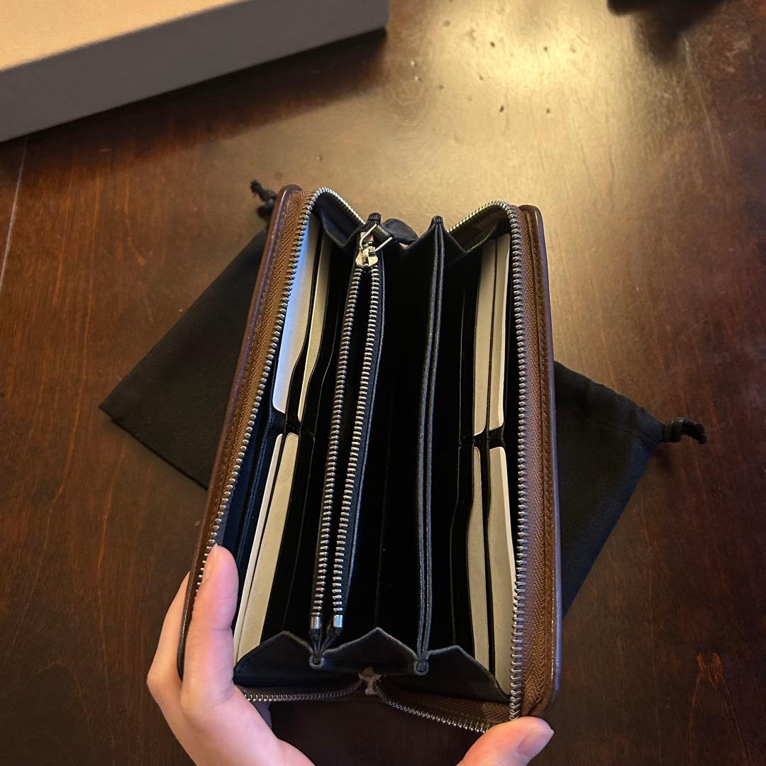 LOEWE ブラウン レザー 長財布