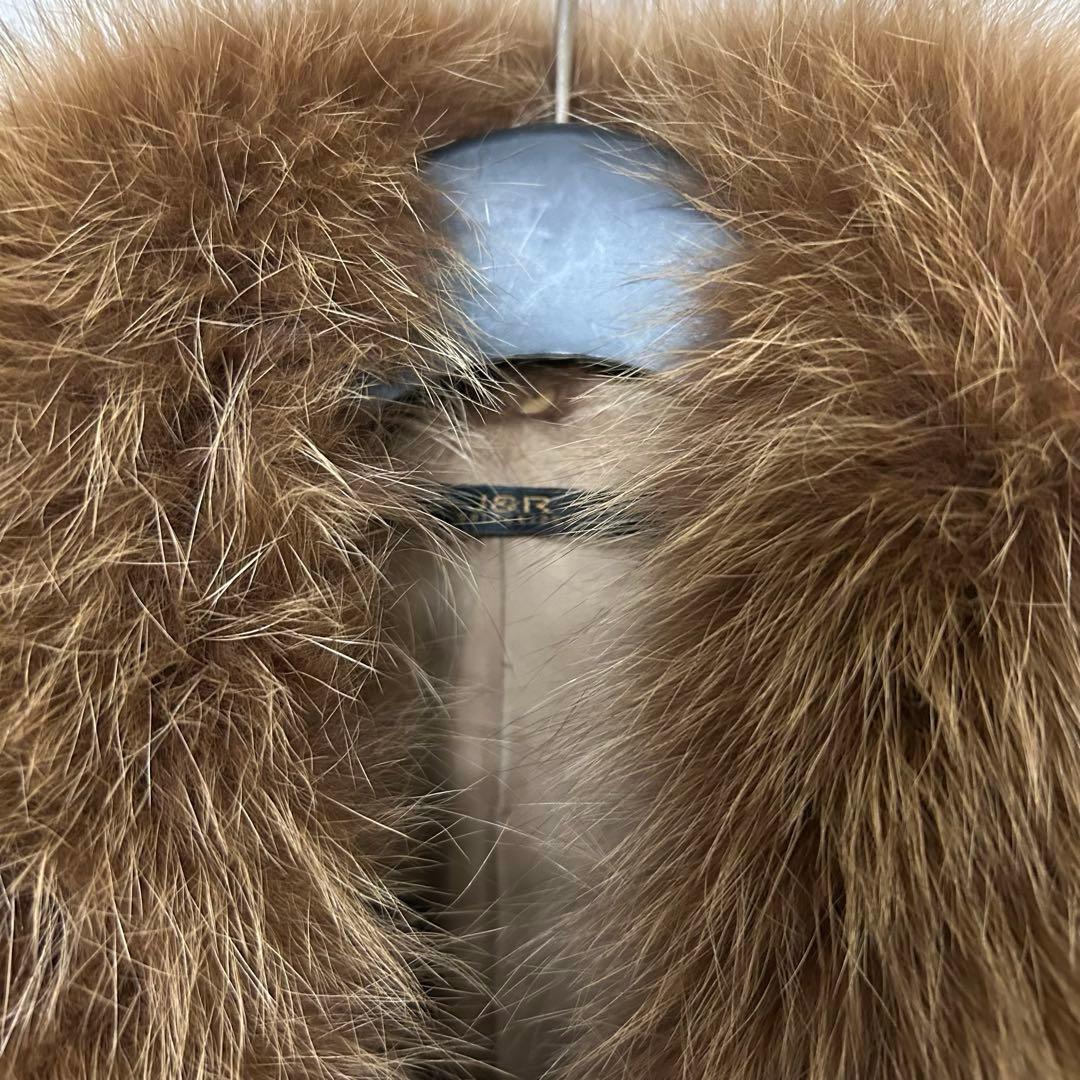 j&r selection カシミヤ100% ブルーフォックス　ロングコート