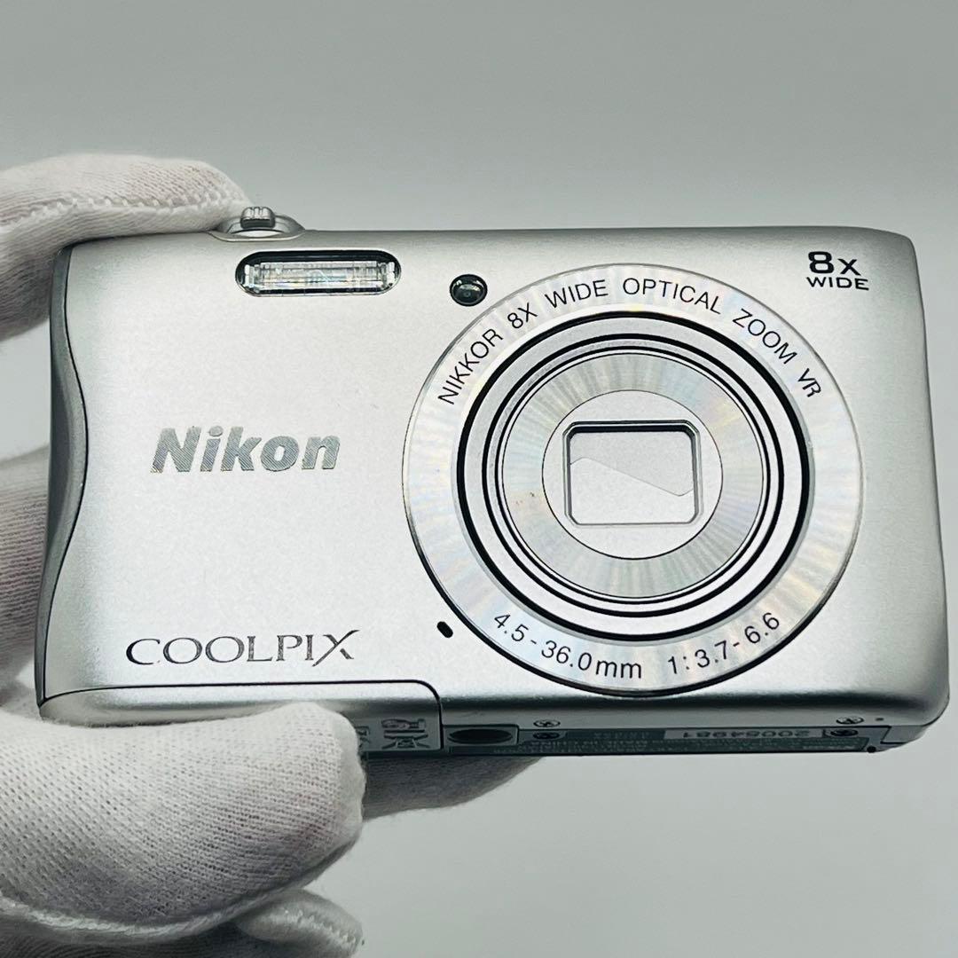 Nikon COOLPIX S3700 コンパクトデジタルカメラ シルバー