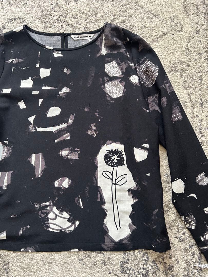 ミナペルホネン　sound クルーネックブラウス