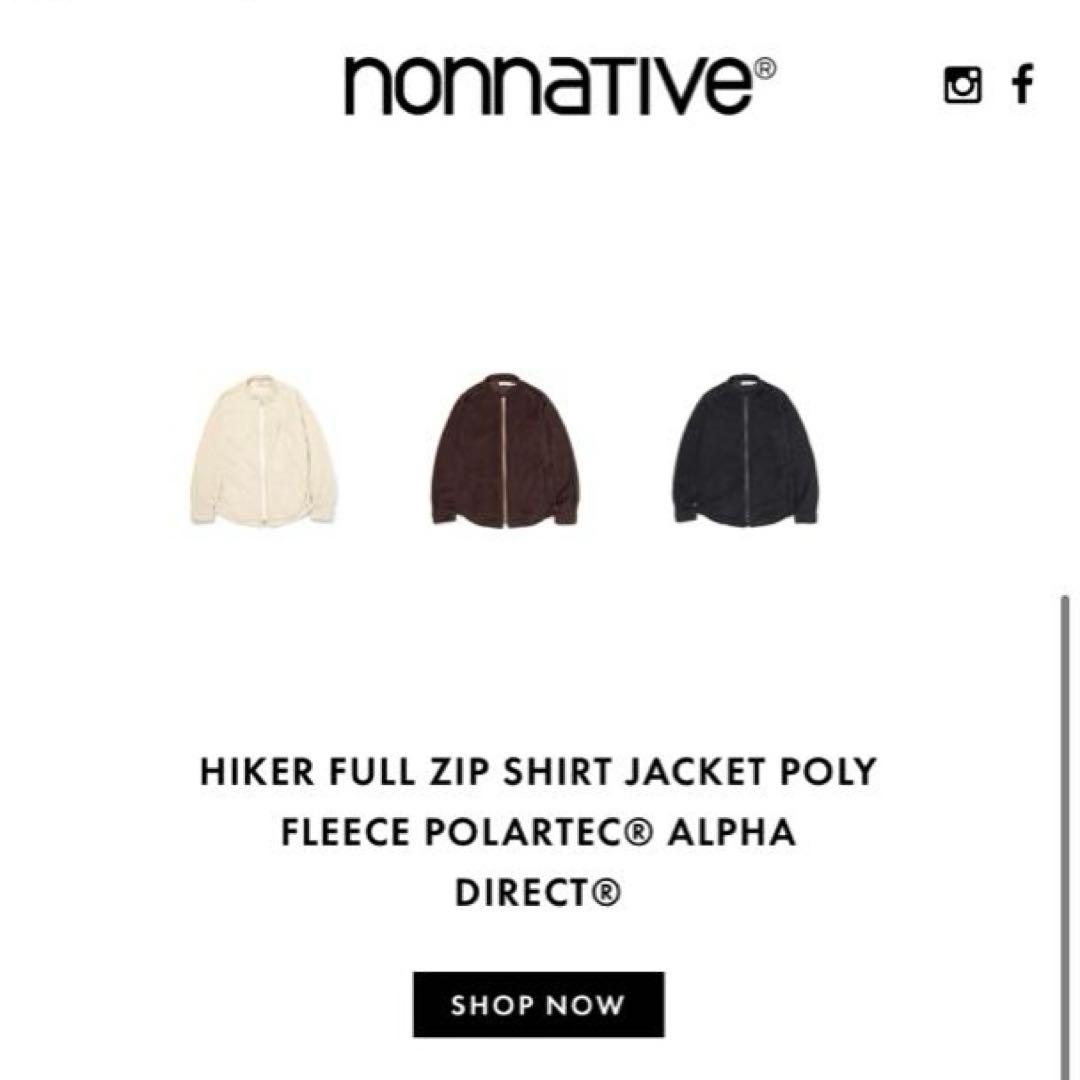 ジャケット・アウター nonnative HIKER FULL ZIP SHIRT JACKET