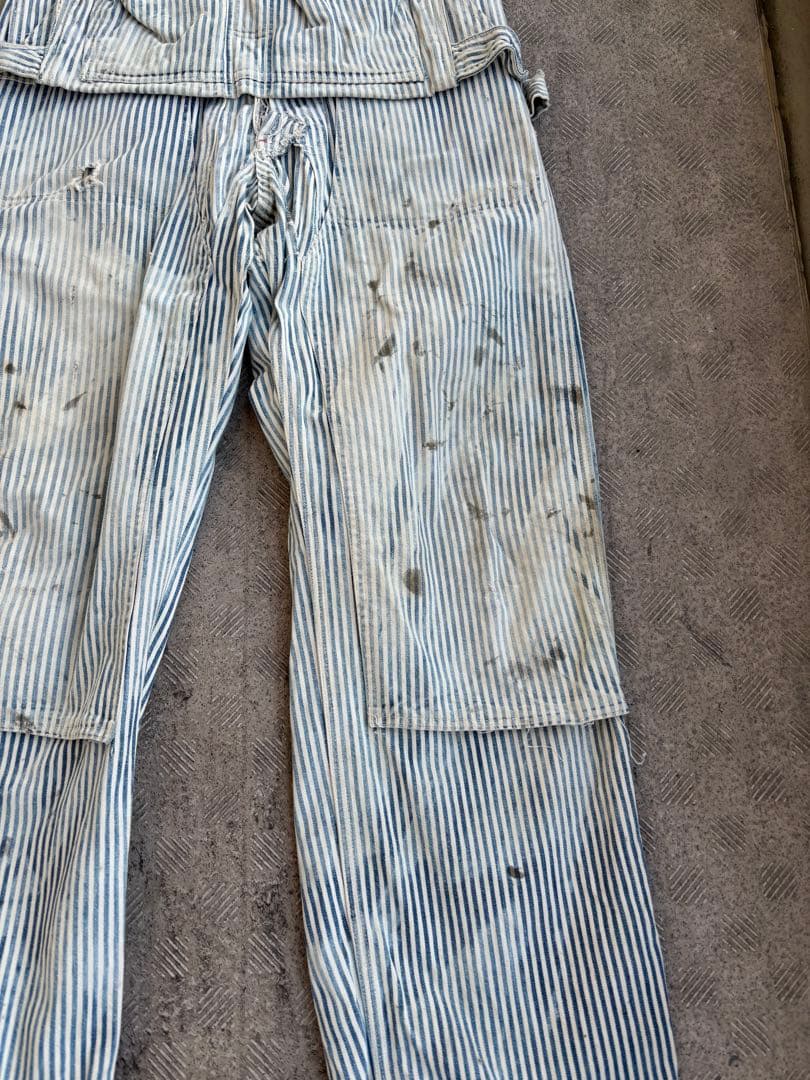 PAYDAY ペイデイ　ヒッコリーオーバーオール　40s