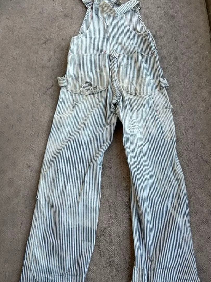 PAYDAY ペイデイ　ヒッコリーオーバーオール　40s